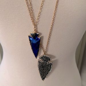 Pair of Arrow Head Necklaces